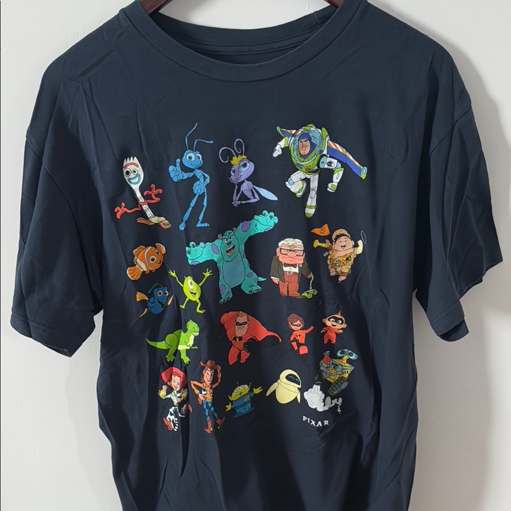 Men’s Navy Pixar Character T-Shirt